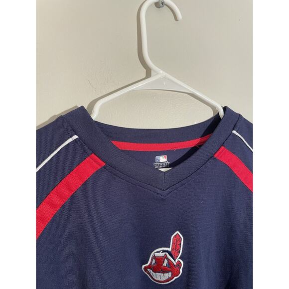Cleveland Indians Chief Wahoo Men's XL V Neck Shirt Genuine Merchandise MLB - Picture 3 of 8